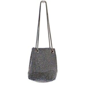 Jeweled Diamanté Rhinestone Metal Clutch Crossbody Clutch Bag Removable Handle